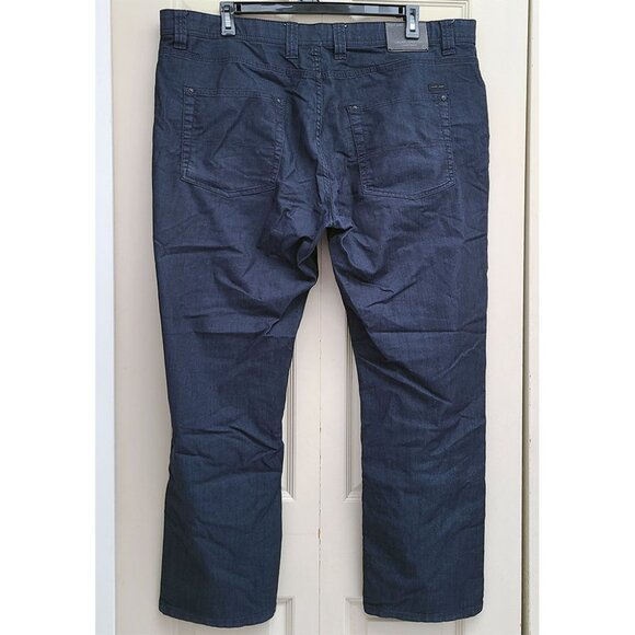 🆕️ CANADIAN BRAND Point Zero Dark Wash Flex Waist Mens Vintage Denim Jeans 44 - Picture 2 of 3